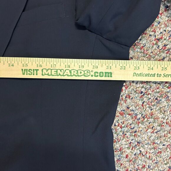 Hart Schafner & Marx Nordstrom Classic Navy Wool Blazer Size 42XL - Picture 13 of 15